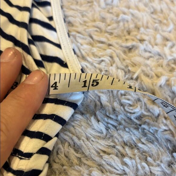 Kobi Halperin Blue and White Striped Tank Top - Picture 4 of 6